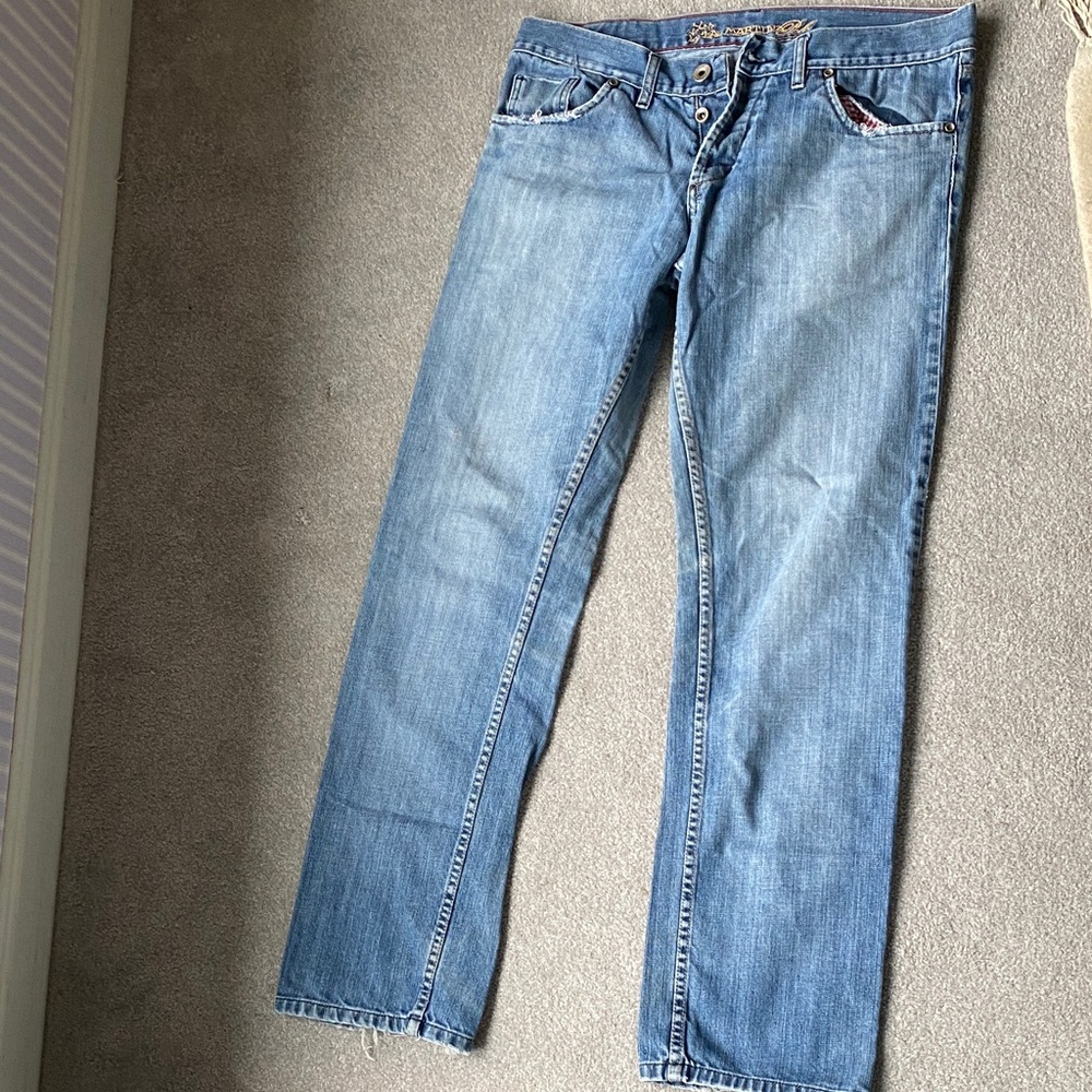 Classic Blue Straight Men's Jeans